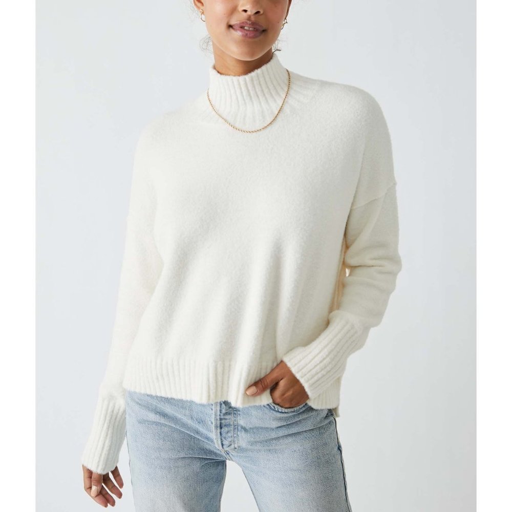 FREE PEOPLE Vancouver Turtleneck / Ivory